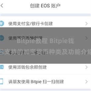 Bitpie教程 Bitpie钱包支持的加密货币种类及功能介绍