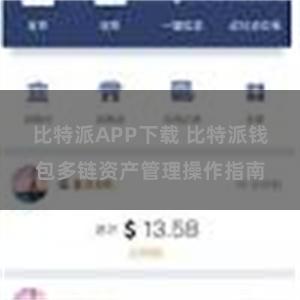 比特派APP下载 比特派钱包多链资产管理操作指南