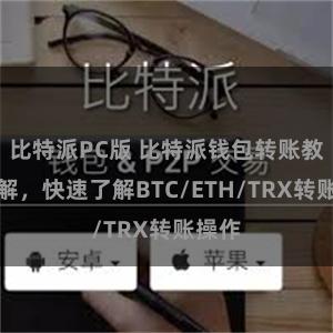 比特派PC版 比特派钱包转账教程详解，快速了解BTC/ETH/TRX转账操作