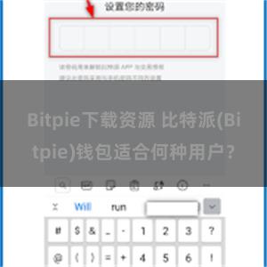 Bitpie下载资源 比特派(Bitpie)钱包适合何种用户？