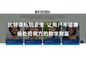 比特派私钥安全 让用户不错庸俗处罚我方的数字财富