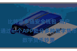 比特派多链安全钱包  用户不错通过一个APP处分多种数字货币钞票