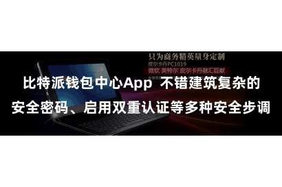 比特派钱包中心App  不错建筑复杂的安全密码、启用双重认证等多种安全步调